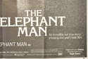 THE ELEPHANT MAN (Bottom Right) Cinema Quad Movie Poster