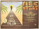 EVIL UNDER THE SUN Cinema Quad Movie Poster