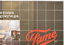 FAME (Top Right) Cinema Quad Movie Poster