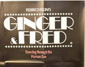 GINGER AND FRED (Top Right) Cinema Quad Movie Poster