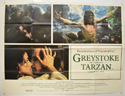 GREYSTOKE THE LEGEND OF TARZAN Cinema Quad Movie Poster