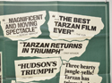 GREYSTOKE THE LEGEND OF TARZAN (Top Right) Cinema Quad Movie Poster