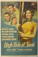 HIGH TIDE AT NOON Cinema One Sheet Movie Poster
