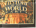 HISTORY OF THE WORLD PART 1 (Bottom Right) Cinema Quad Movie Poster