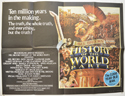 HISTORY OF THE WORLD PART 1 Cinema Quad Movie Poster
