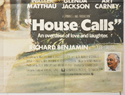 HOUSE CALLS (Bottom Right) Cinema Quad Movie Poster