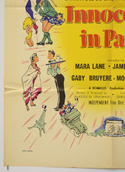 INNOCENTS IN PARIS (Bottom Left) Cinema One Sheet Movie Poster
