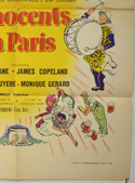 INNOCENTS IN PARIS (Bottom Right) Cinema One Sheet Movie Poster