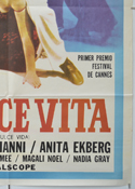 LA DOLCE VITA (Bottom Right) Cinema Argentina Movie Poster