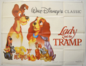 LADY AND THE TRAMP Cinema Quad Movie Poster