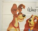 LADY AND THE TRAMP (Top Left) Cinema Quad Movie Poster