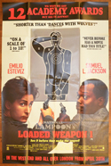 NATIONAL LAMPOON’S LOADED WEAPON Cinema Bus Stop Movie Poster