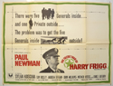 THE SECRET WAR OF HARRY FRIGG Cinema Quad Movie Poster