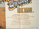 SMOKEY AND THE BANDIT RIDE AGAIN (Bottom Right) Cinema Quad Movie Poster