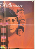 STAR TREK IV : THE VOYAGE HOME (Top Right) Cinema One Sheet Movie Poster