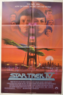 STAR TREK IV : THE VOYAGE HOME Cinema One Sheet Movie Poster