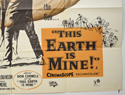 THIS EARTH IS MINE (Bottom Right) Cinema Quad Movie Poster