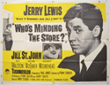 WHO’S MINDING THE STORE? Cinema Quad Movie Poster
