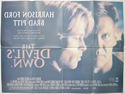 THE DEVIL’S OWN (Back) Cinema Quad Movie Poster