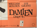 DAMIEN : OMEN II (Bottom Right) Cinema Quad Movie Poster