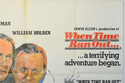 WHEN TIME RAN OUT (Top Right) Cinema Quad Movie Poster