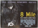 8 MILE Cinema Quad Movie Poster