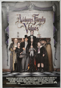 ADDAMS FAMILY VALUES Cinema One Sheet Movie Poster