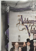 ADDAMS FAMILY VALUES (Top Left) Cinema One Sheet Movie Poster
