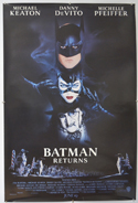 BATMAN RETURNS Cinema One Sheet Movie Poster