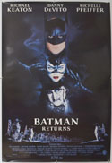 BATMAN RETURNS Cinema One Sheet Movie Poster