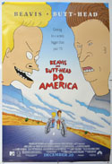 BEAVIS AND BUTT-HEAD DO AMERICA Cinema One Sheet Movie Poster