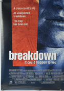 BREAKDOWN (Bottom Left) Cinema One Sheet Movie Poster