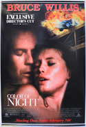 Color Of Night <p><i> (Original Poster For The USA Video Release) </i></p>