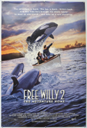FREE WILLY 2 Cinema One Sheet Movie Poster