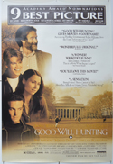 GOOD WILL HUNTING Cinema One Sheet Movie Poster