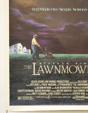 THE LAWNMOWER MAN (Bottom Left) Cinema One Sheet Movie Poster