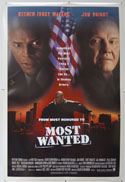 MOST WANTED Cinema One Sheet Movie Poster