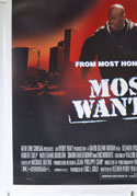 MOST WANTED (Bottom Left) Cinema One Sheet Movie Poster