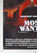 MOST WANTED (Bottom Left) Cinema One Sheet Movie Poster