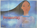 POCAHONTAS Cinema Quad Movie Poster
