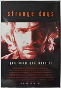 STRANGE DAYS Cinema One Sheet Movie Poster