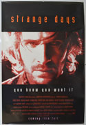 STRANGE DAYS Cinema One Sheet Movie Poster
