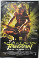 TARZAN AND THE LOST CITY Cinema One Sheet Movie Poster