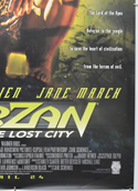 TARZAN AND THE LOST CITY (Bottom Right) Cinema One Sheet Movie Poster