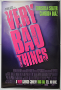 VERY BAD THINGS Cinema One Sheet Movie Poster