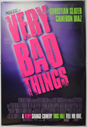 VERY BAD THINGS Cinema One Sheet Movie Poster