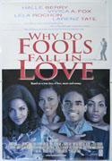 WHY DO FOOLS FALL IN LOVE Cinema One Sheet Movie Poster
