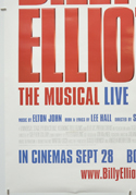 BILLY ELLIOT THE MUSICAL LIVE (Bottom Left) Cinema One Sheet Movie Poster