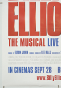 BILLY ELLIOT THE MUSICAL LIVE (Bottom Left) Cinema One Sheet Movie Poster
