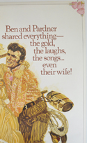 PAINT YOUR WAGON (Top Right) Cinema 4 Sheet Movie Poster